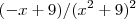 (-x+9)/(x^2+9)^2
