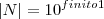 |N| = {10}^{finito1}