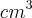 {cm}^{3}