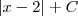 \left|x-2 \right|+C