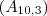 (A_{10, 3}) (A_{10, 3})