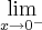 \lim_{x\rightarrow{0}^{-}} \lim_{x\rightarrow{0}^{-}}