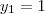 {y}_{1}&=&1